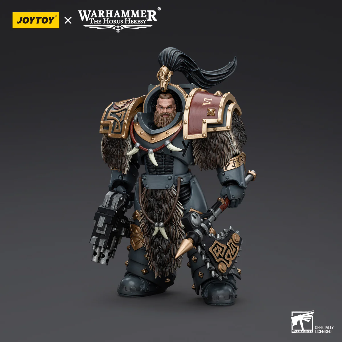 JOYTOY Warhammer The Horus Heresy 1:18 Space Wolves Varagyr Wolf Guard Squad - JOYTOY WORLD