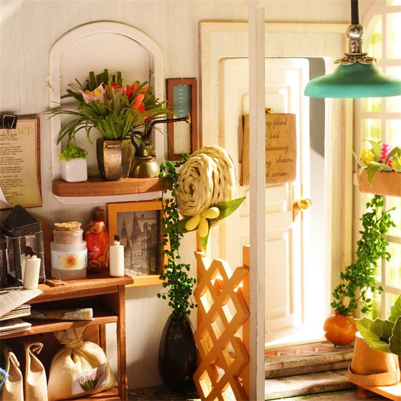 Robotime DG108 Rolife Miller's Garden DIY Miniature House Kit - JOYTOY WORLD