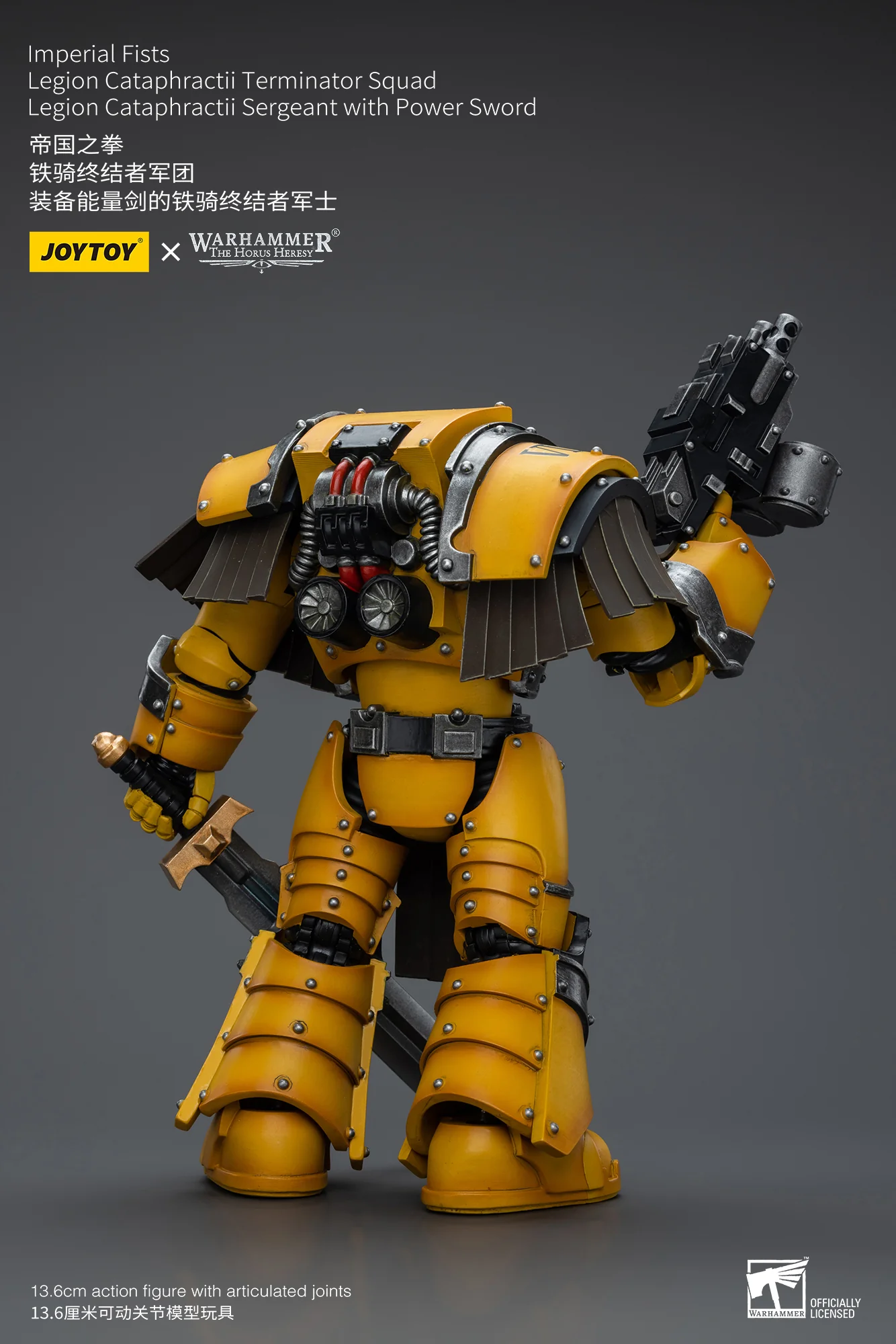 JOYTOY Warhammer The Horus Heresy 1:18 Imperial Fists Legion Cataphractii Terminator Squad - JOYTOY WORLD