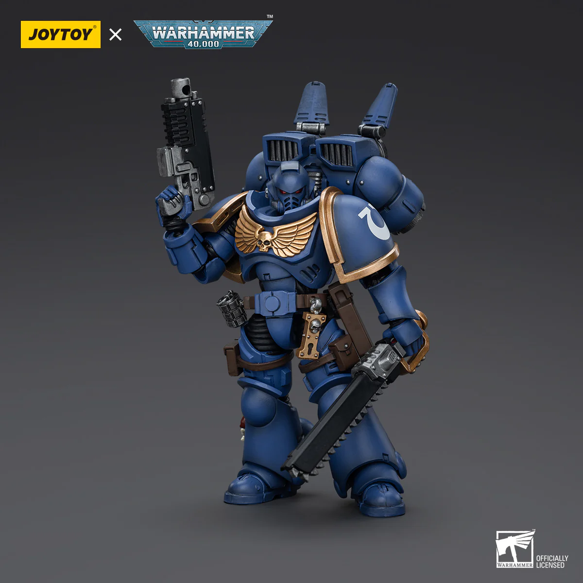 JOYTOY Warhammer 40k 1: 18 Ultramarines Jump Pack Intercessors - JOYTOY WORLD
