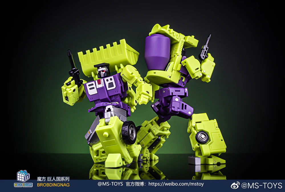 MAGIC SQUARE MS TOYS G1 Devastator MS-B37A Shovel Scrapper & MS-B38A Roller Mixmaster - JOYTOY WORLD