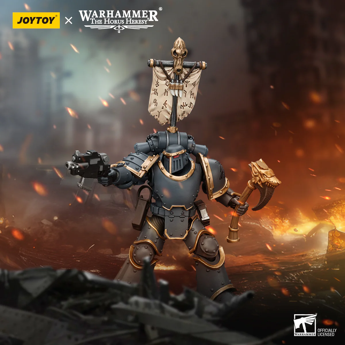 JOYTOY Warhammer The Horus Heresy 1:18 Space Wolves Grey Slayer Pack - JOYTOY WORLD