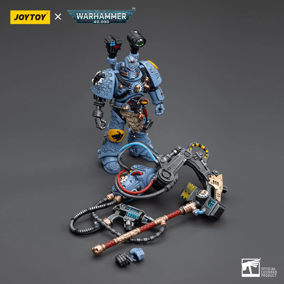 JOYTOY JT5208 Warhammer 40k 1: 18 Space Wolves Iron Priest Jorin Fellhammer - JOYTOY WORLD