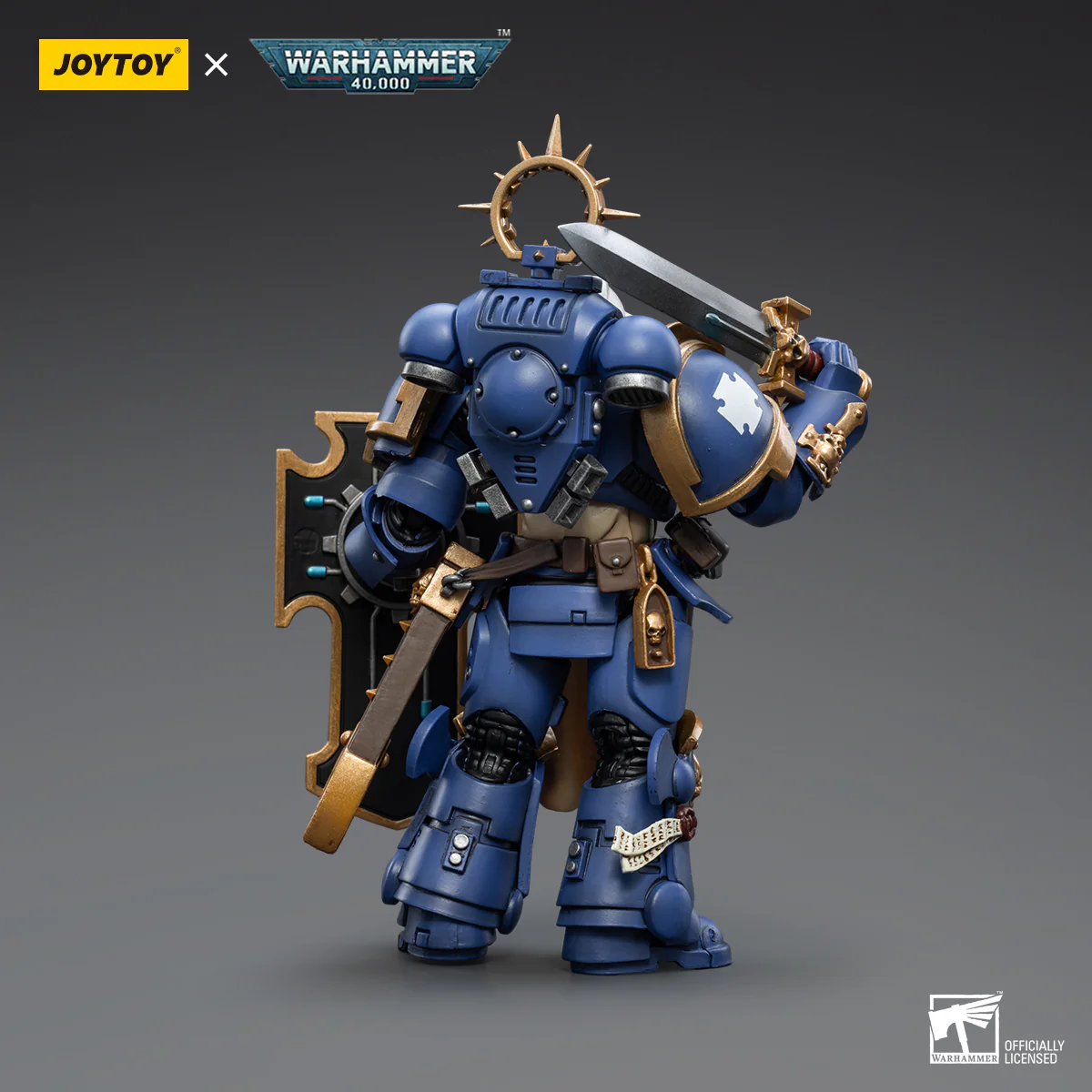 JOYTOY Warhammer 40k 1: 18 Space Marines Ultramarines Bladeguard Veterans - JOYTOY WORLD