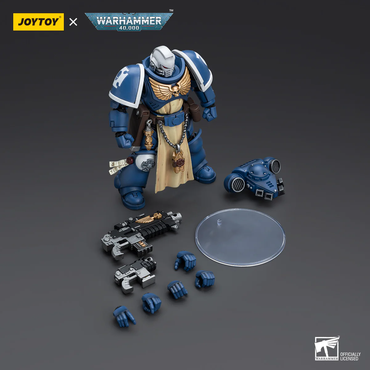JOYTOY Warhammer 40k 1: 18 Ultramarines Sternguard Veteran Sergeant - JOYTOY WORLD