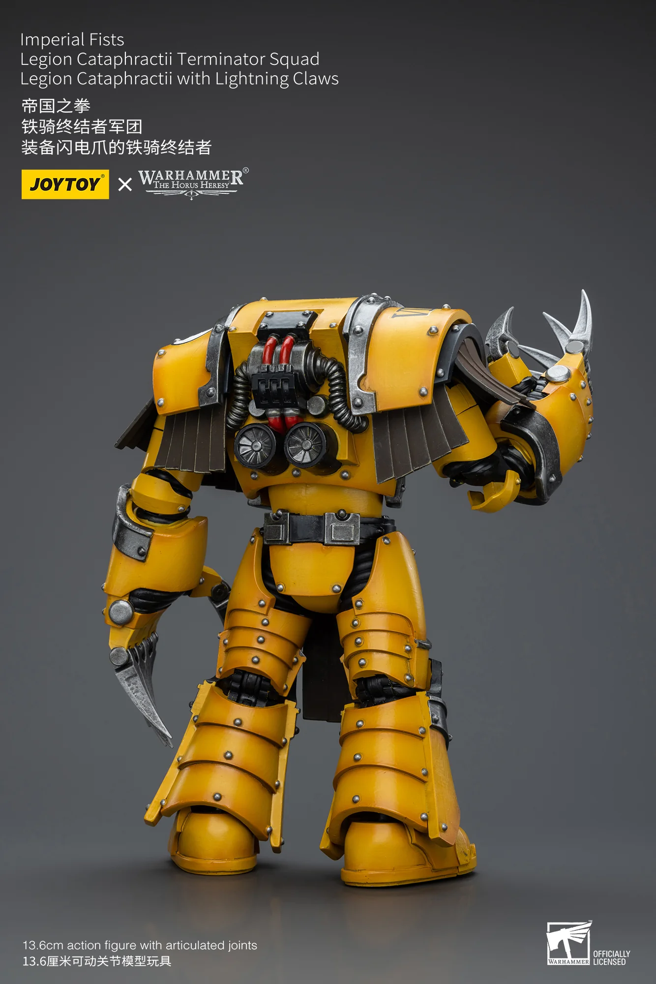 JOYTOY Warhammer The Horus Heresy 1:18 Imperial Fists Legion Cataphractii Terminator Squad - JOYTOY WORLD