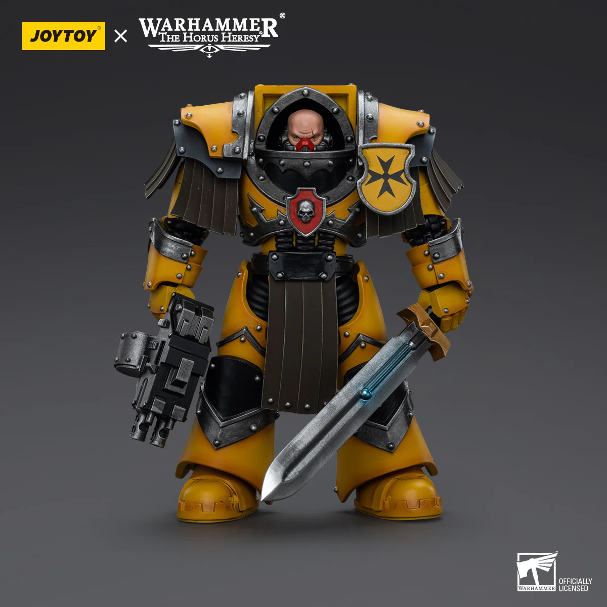 JOYTOY Warhammer The Horus Heresy 1:18 Imperial Fists Legion Cataphractii Terminator Squad - JOYTOY WORLD