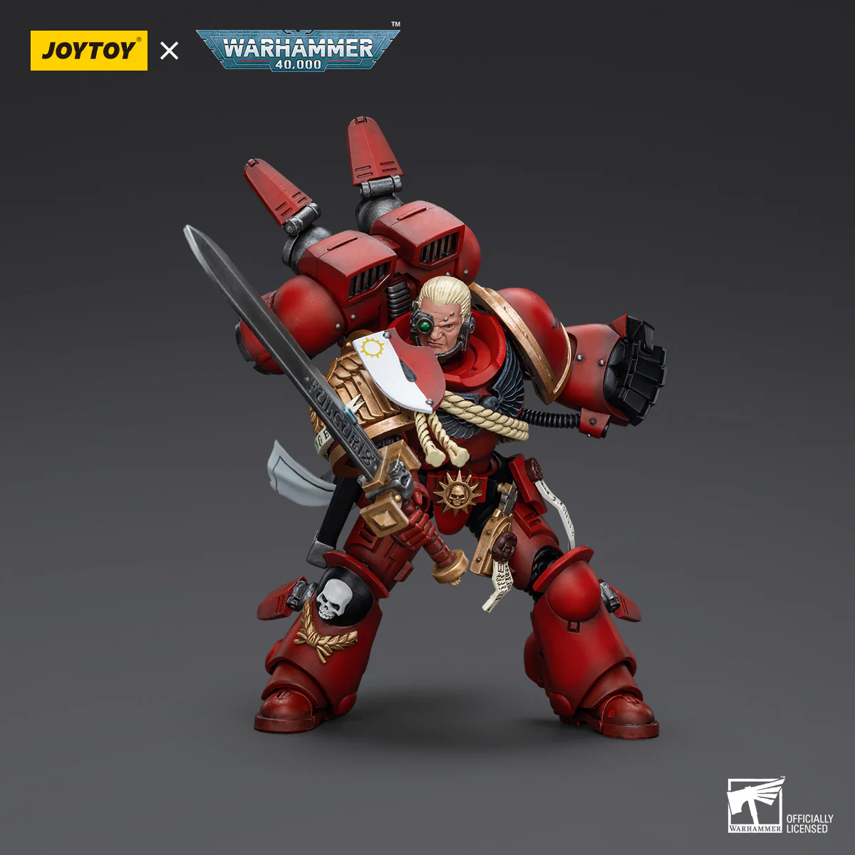 JOYTOY Warhammer 40k 1: 18 Blood Angels Jump Pack Intercessors - JOYTOY WORLD