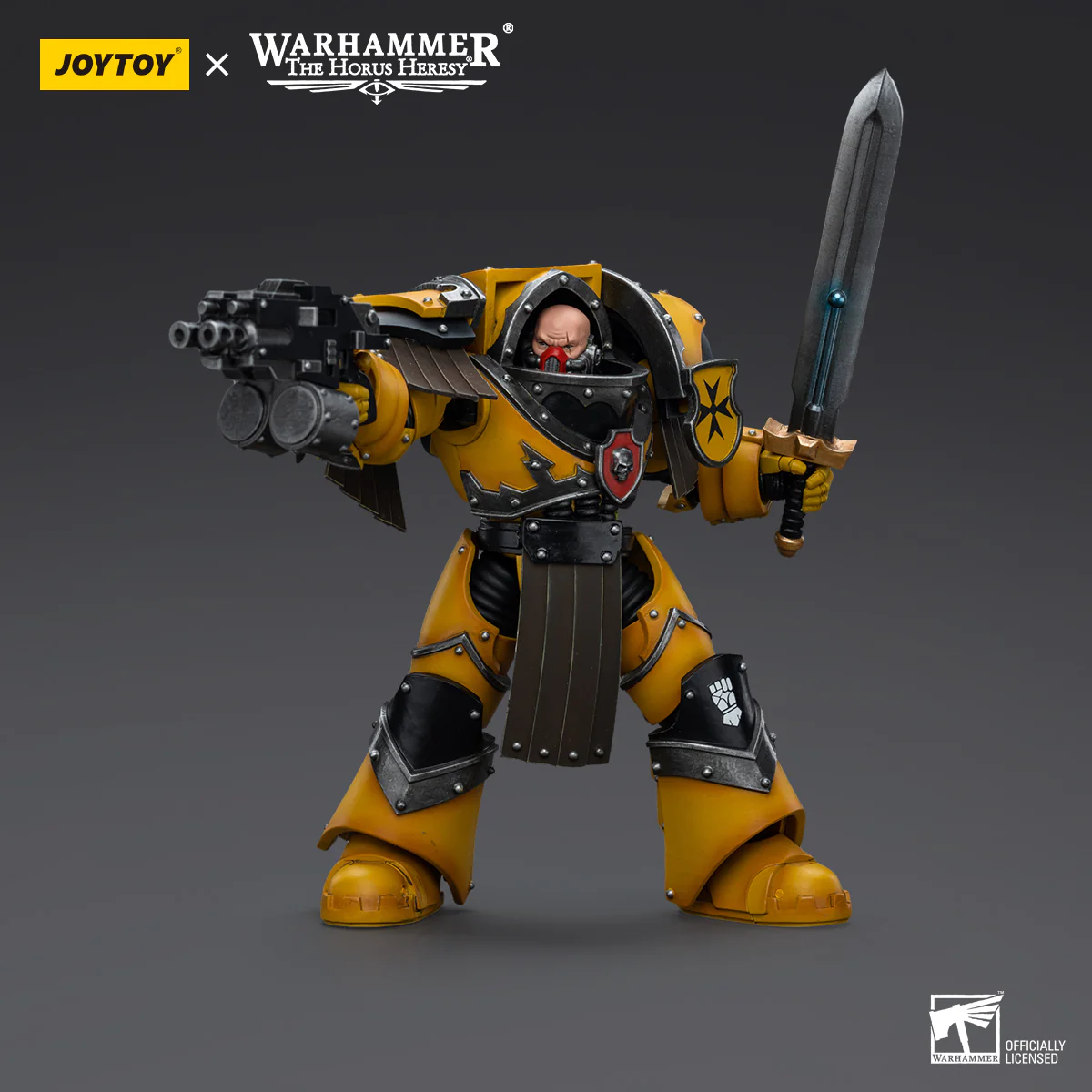 JOYTOY Warhammer The Horus Heresy 1:18 Imperial Fists Legion Cataphractii Terminator Squad - JOYTOY WORLD