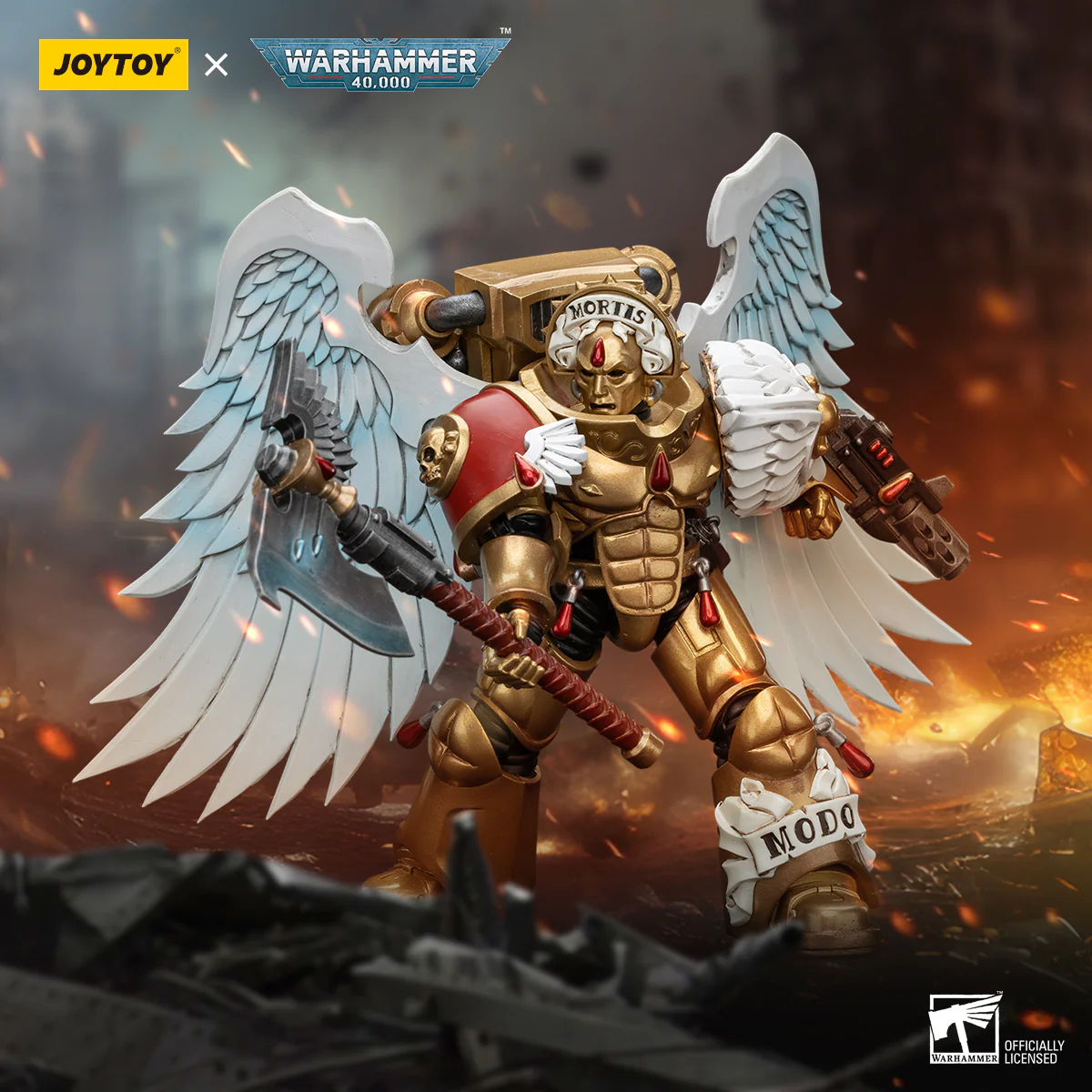 JOYTOY Warhammer 40k 1: 18 Blood Angels Sanguinary Guard - JOYTOY WORLD