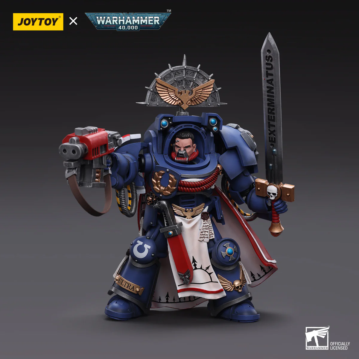 JOYTOY JT6458 Warhammer 40k 1: 18 Ultramarines Terminator Captain - JOYTOY WORLD