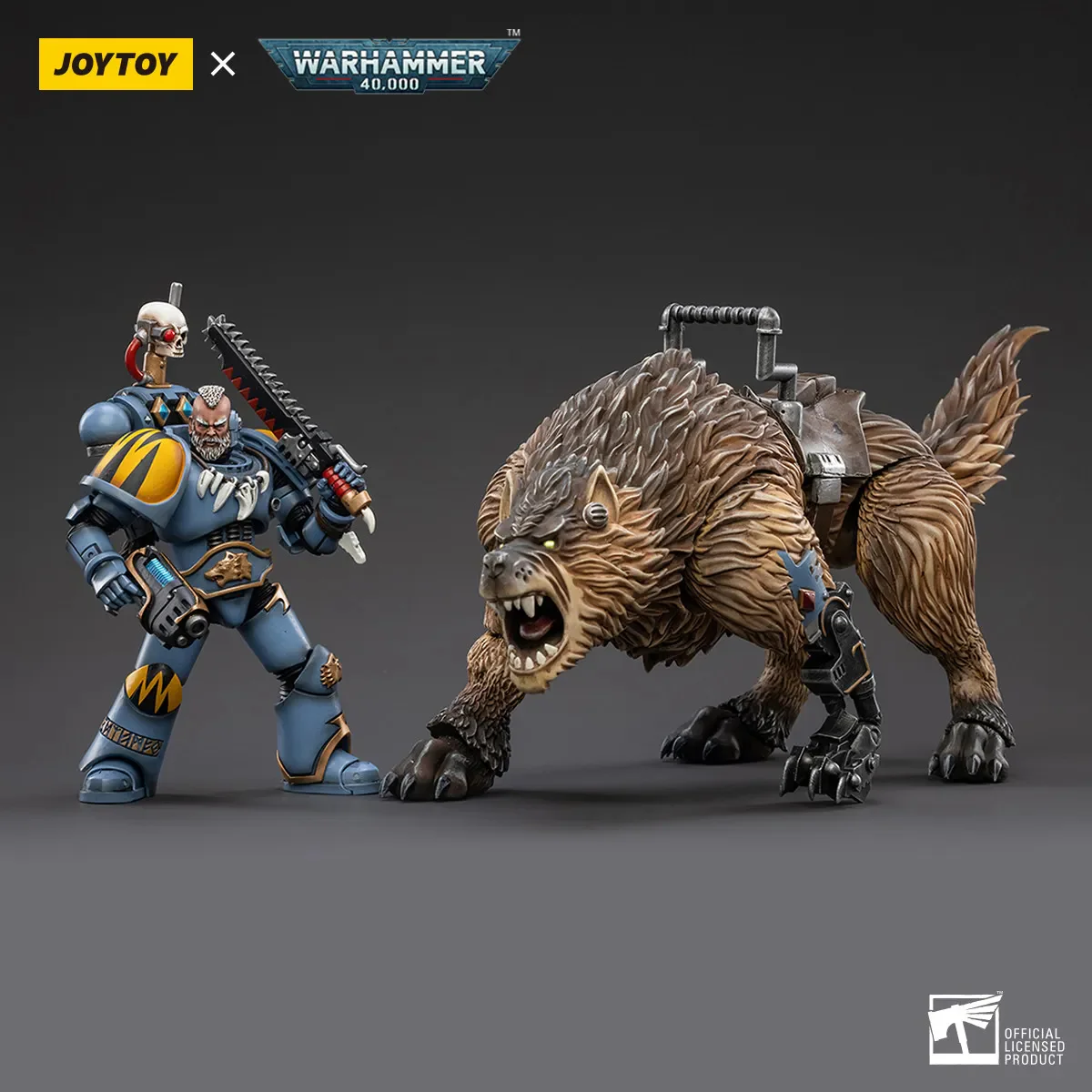 JOYTOY JT3105 Warhammer 40k 1: 18 Space Wolves Thunderwolf Cavalry Bjane - JOYTOY WORLD