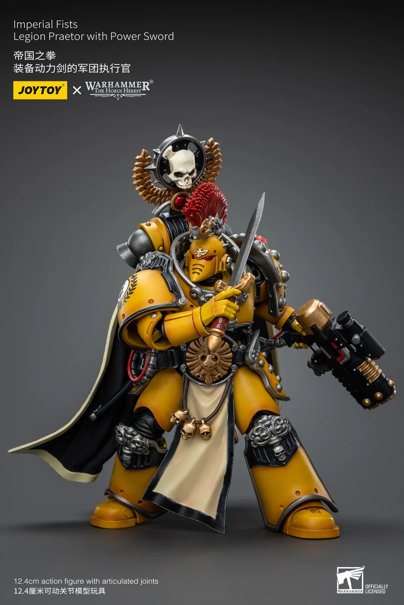 JOYTOY JT9138 Warhammer The Horus Heresy 1: 18 Imperial Fists Legion Praetor with Power Sword - JOYTOY WORLD