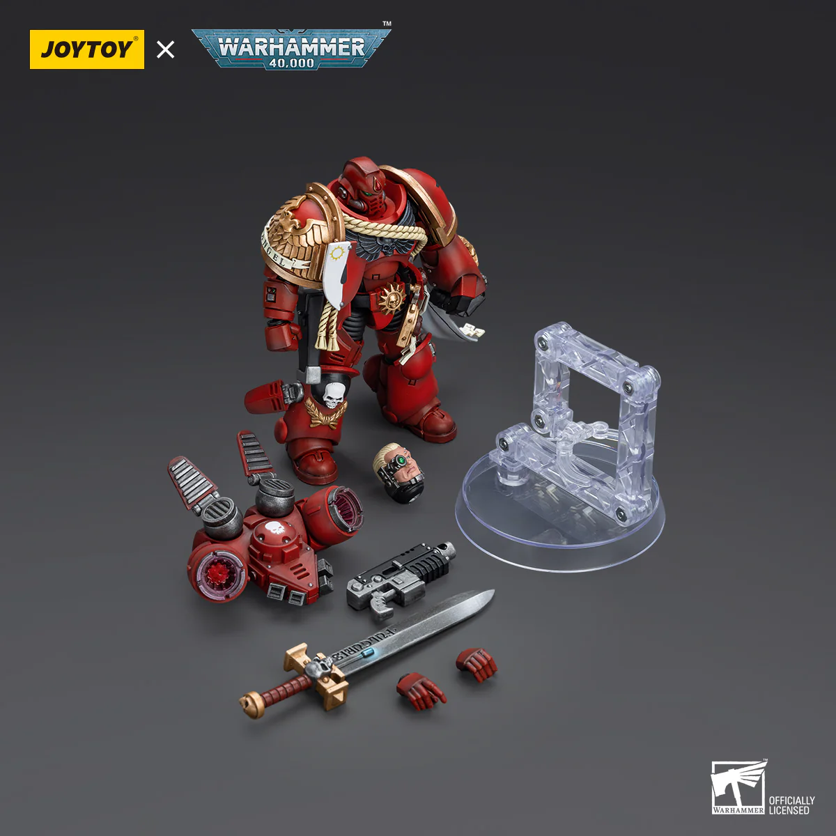 JOYTOY Warhammer 40k 1: 18 Blood Angels Jump Pack Intercessors - JOYTOY WORLD