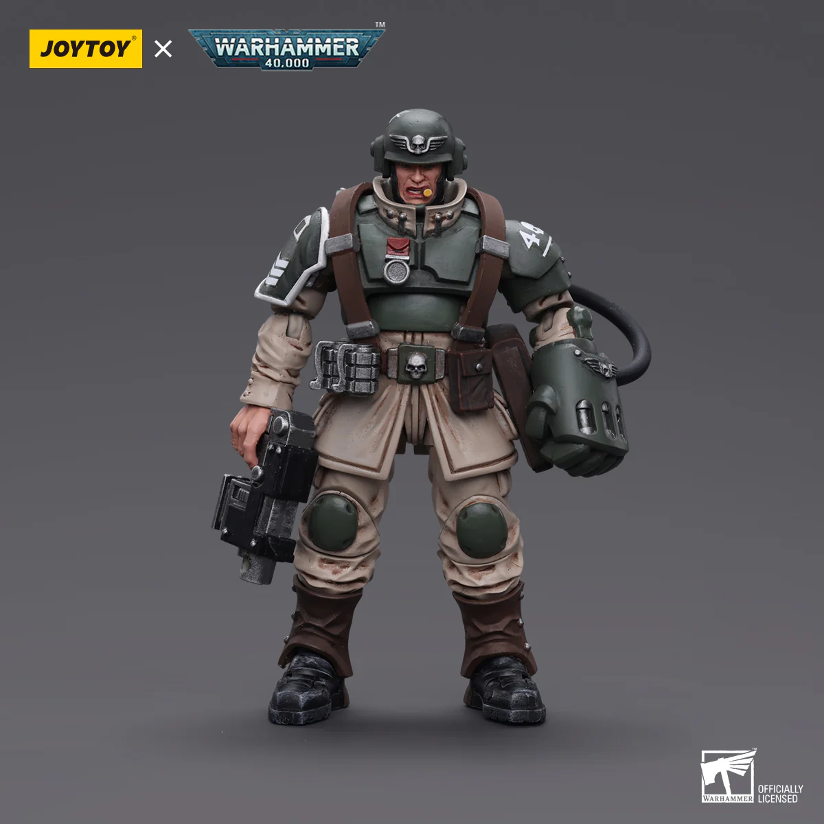 JOYTOY Warhammer 40k 1: 18 Astra Militarum Cadian Command Squad - JOYTOY WORLD