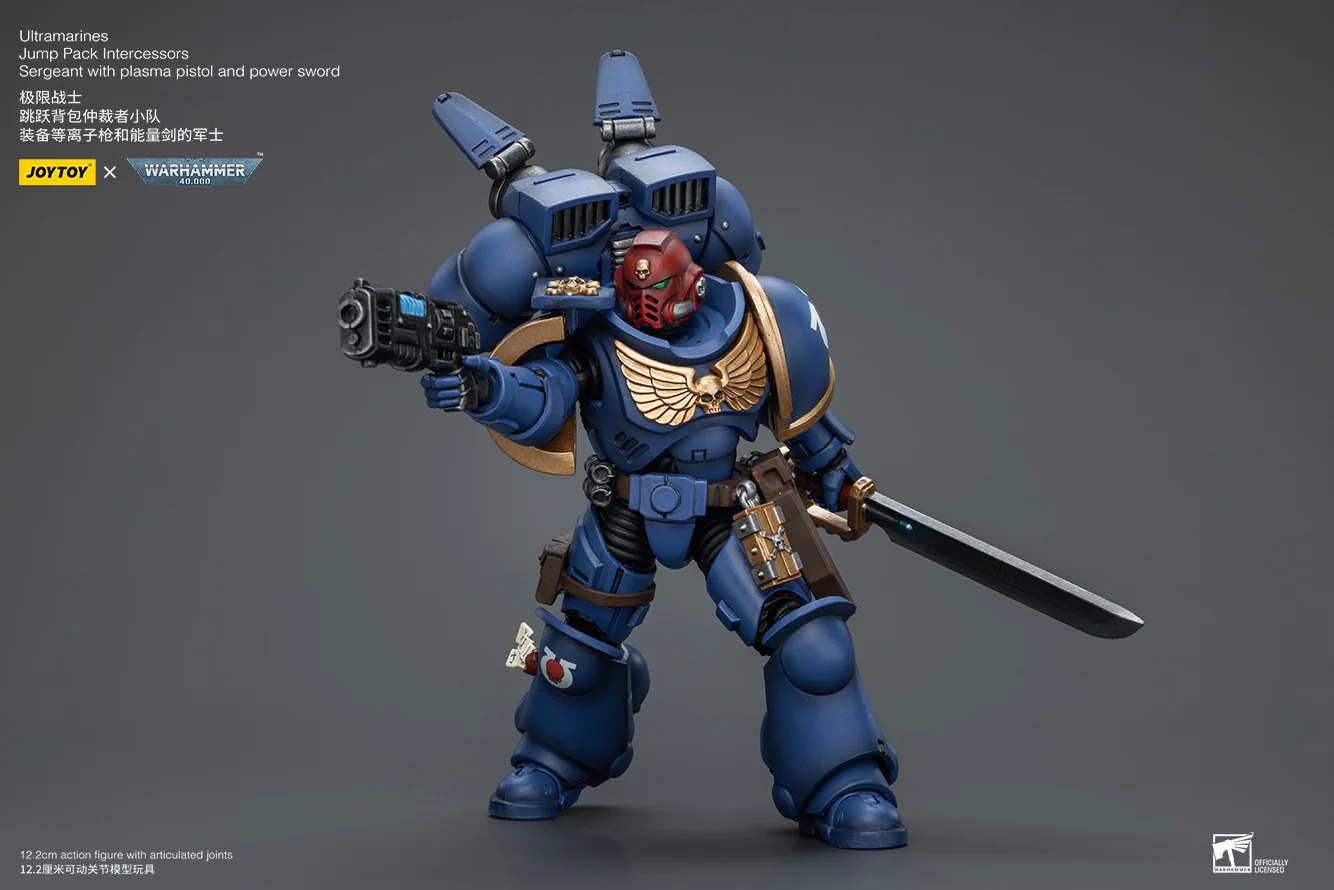 JOYTOY Warhammer 40k 1: 18 Ultramarines Jump Pack Intercessors - JOYTOY WORLD