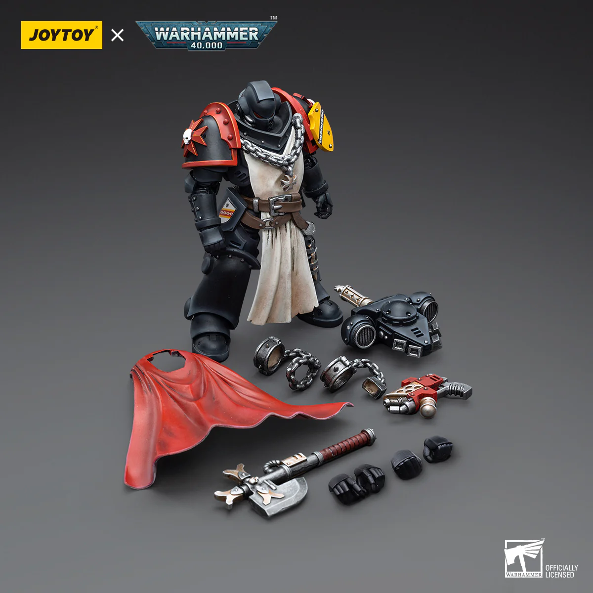 JOYTOY Warhammer 40k 1: 18 Black Templars Primaris Sword Brethren - JOYTOY WORLD