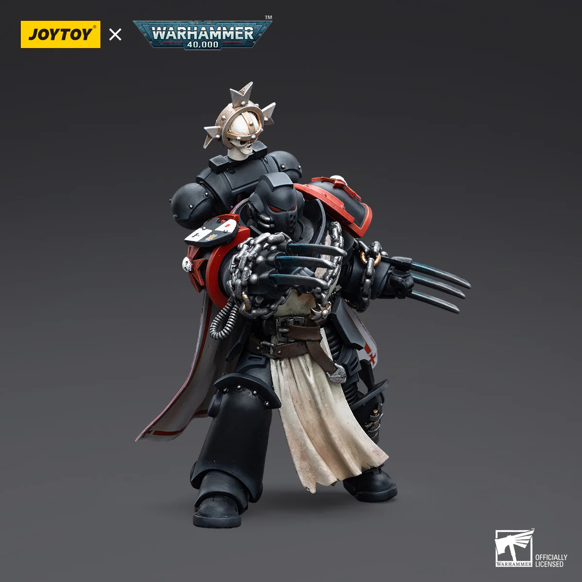 JOYTOY Warhammer 40k 1: 18 Black Templars Primaris Sword Brethren - JOYTOY WORLD