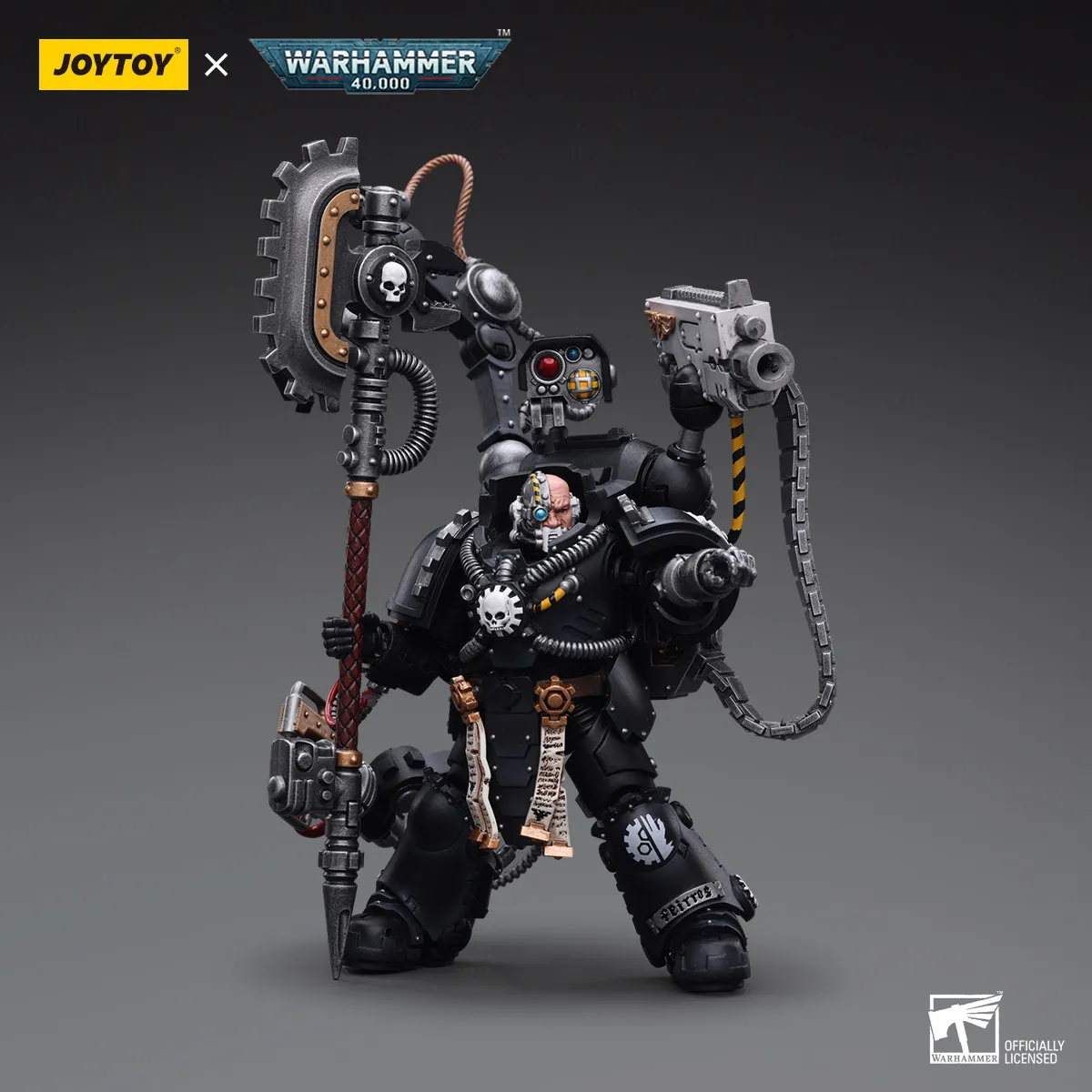 JOYTOY JT7530 Warhammer 40k 1: 18 Iron Hands lron Father Feirros - JOYTOY WORLD