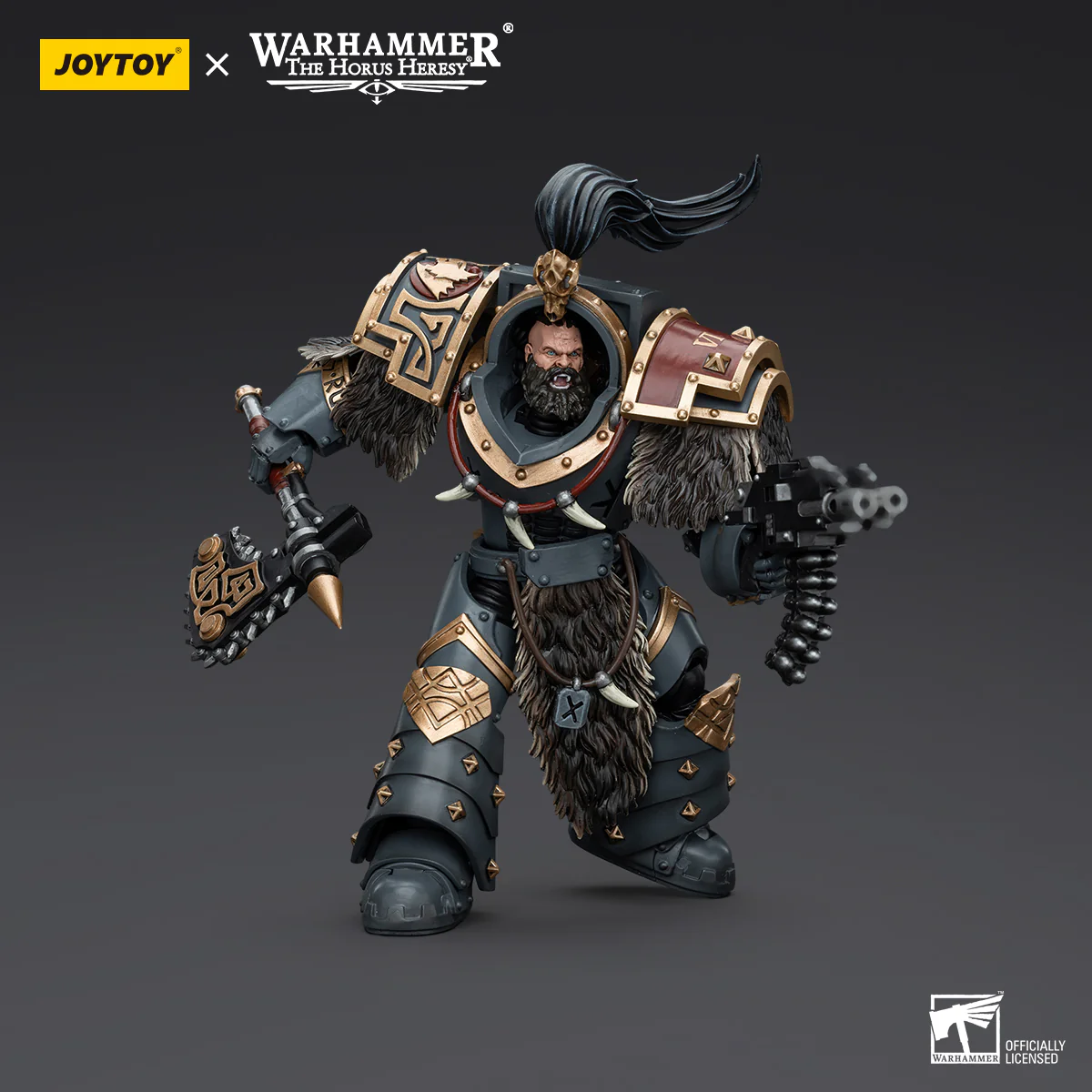 JOYTOY Warhammer The Horus Heresy 1:18 Space Wolves Varagyr Wolf Guard Squad - JOYTOY WORLD