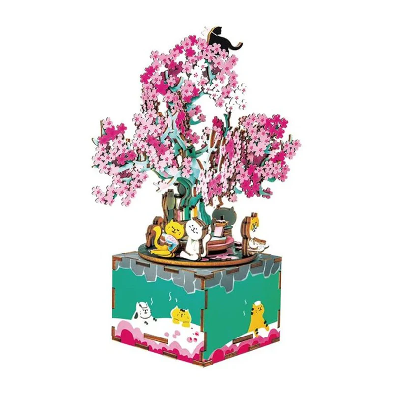 Robotime AM409 Cherry Blossom Tree - JOYTOY WORLD