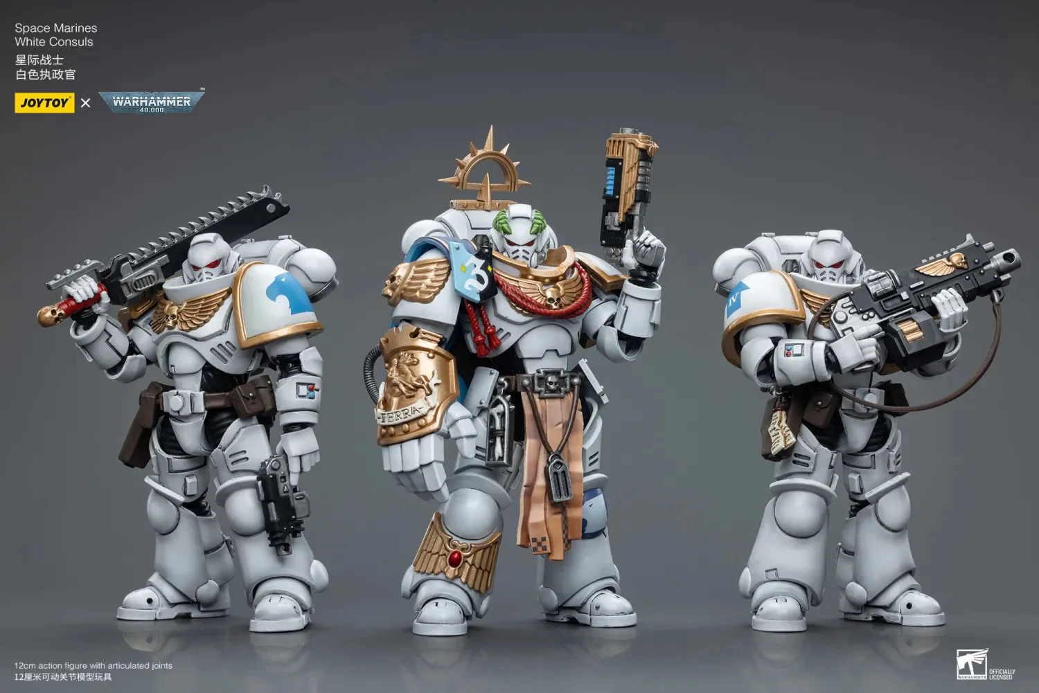 JOYTOY Warhammer 40k 1: 18 Space Marines White Consuls - JOYTOY WORLD