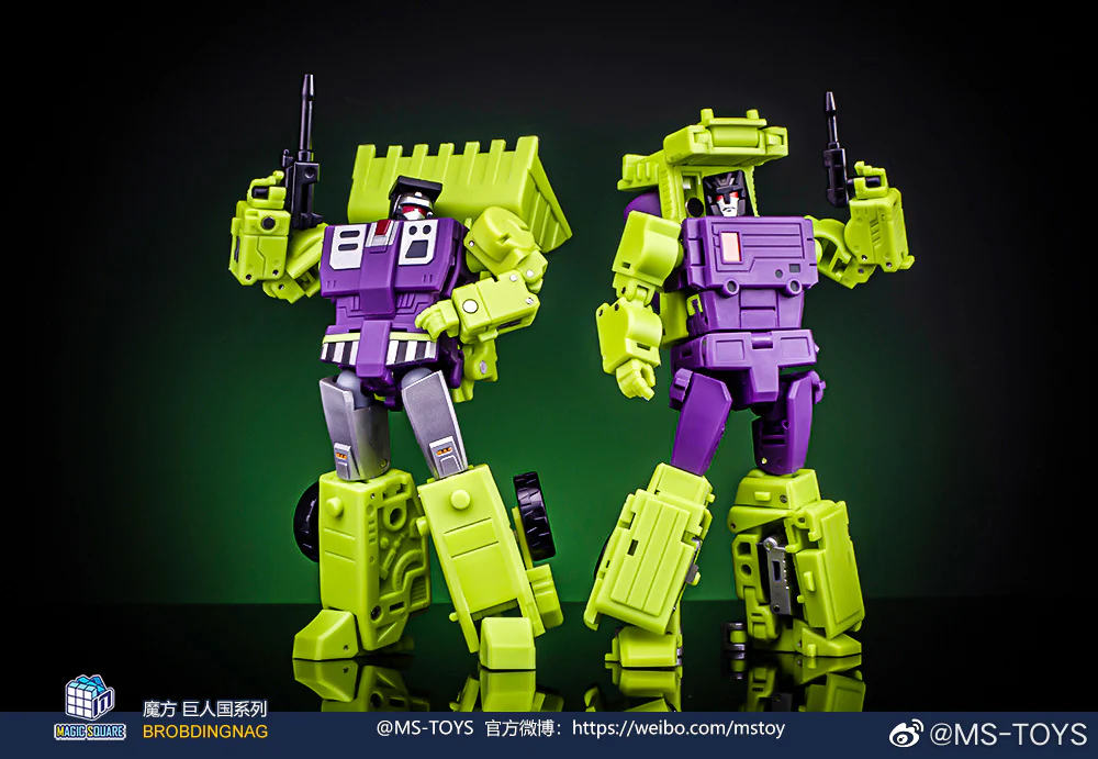 MAGIC SQUARE MS TOYS G1 Devastator MS-B37A Shovel Scrapper & MS-B38A Roller Mixmaster - JOYTOY WORLD