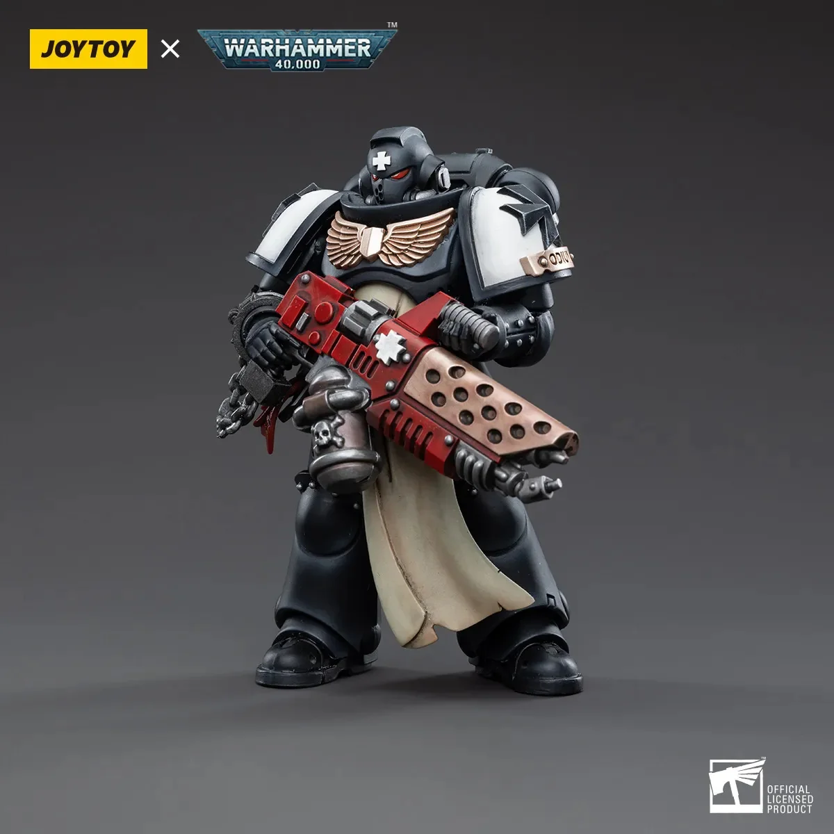 JOYTOY JT7783 Warhammer 40k 1: 18 Black Templars Primaris Initiate Brother Raemont - JOYTOY WORLD