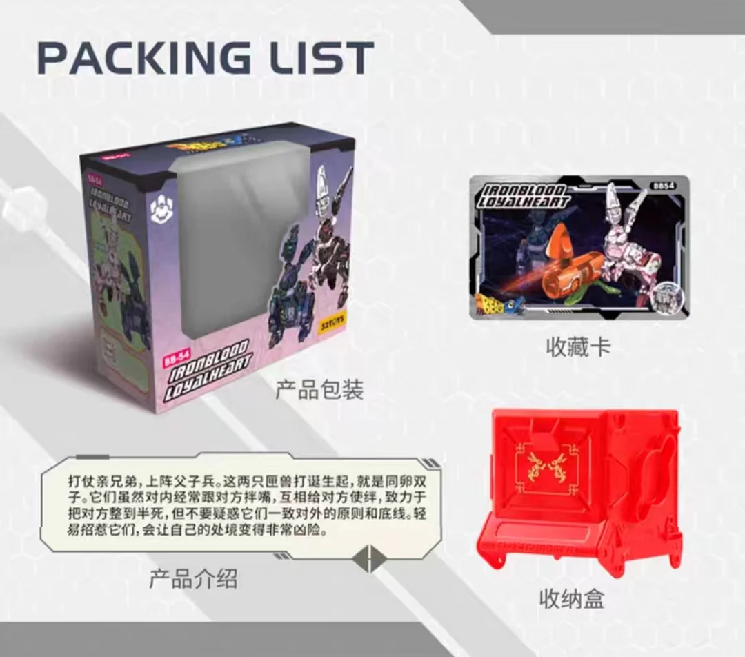 52TOYS BeastBox BB-54 IRONBLOOD & LOYALHEART - JOYTOY WORLD