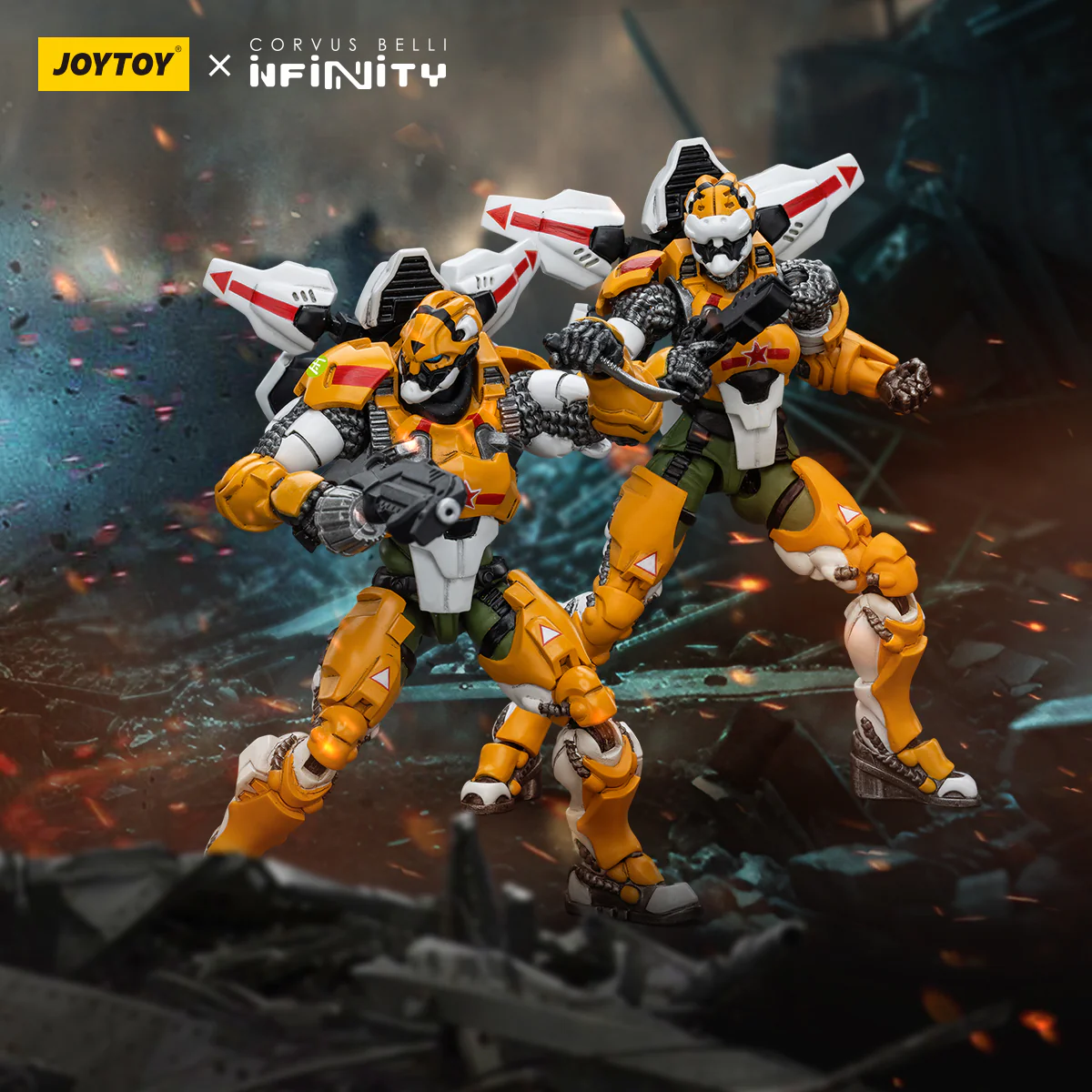 JOYTOY Infinity - Corvus Belli Yu Jing Tiger Soldiers - JOYTOY WORLD