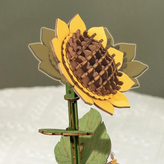 Robotime TW01H Wooden Flower Bouquet - JOYTOY WORLD