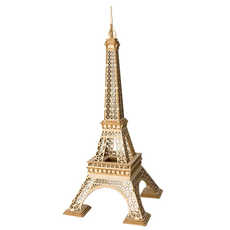 Robotime TG501 Rolife Eiffel Tower Model 3D Wooden Puzzle - JOYTOY WORLD