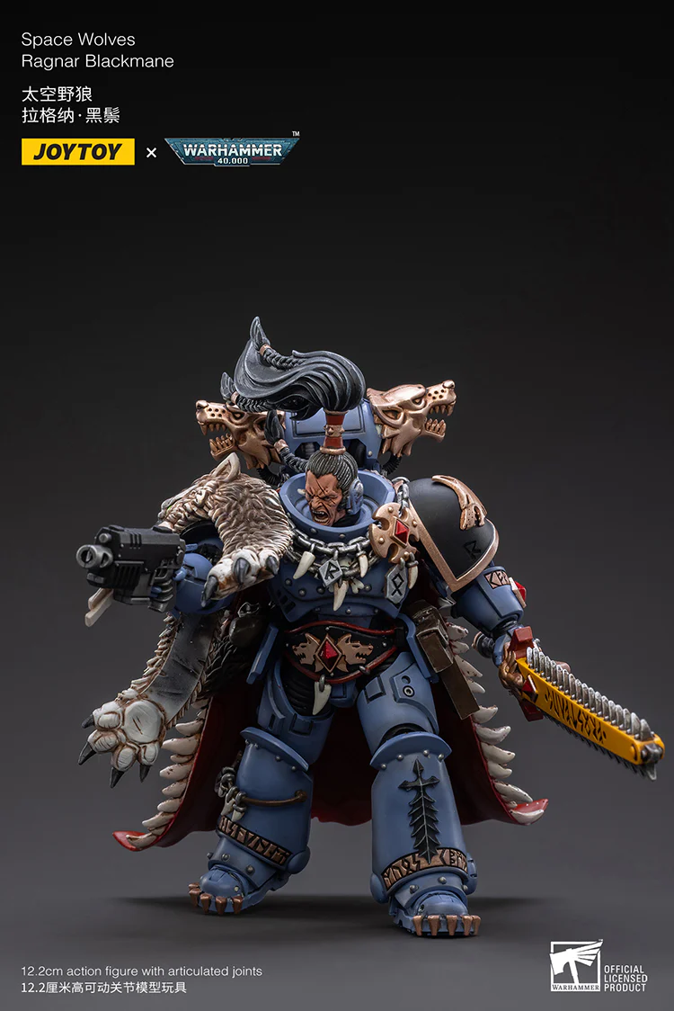 JOYTOY JT2931 Warhammer 40k 1: 18 Space Wolves Ragnar Blackmane - JOYTOY WORLD