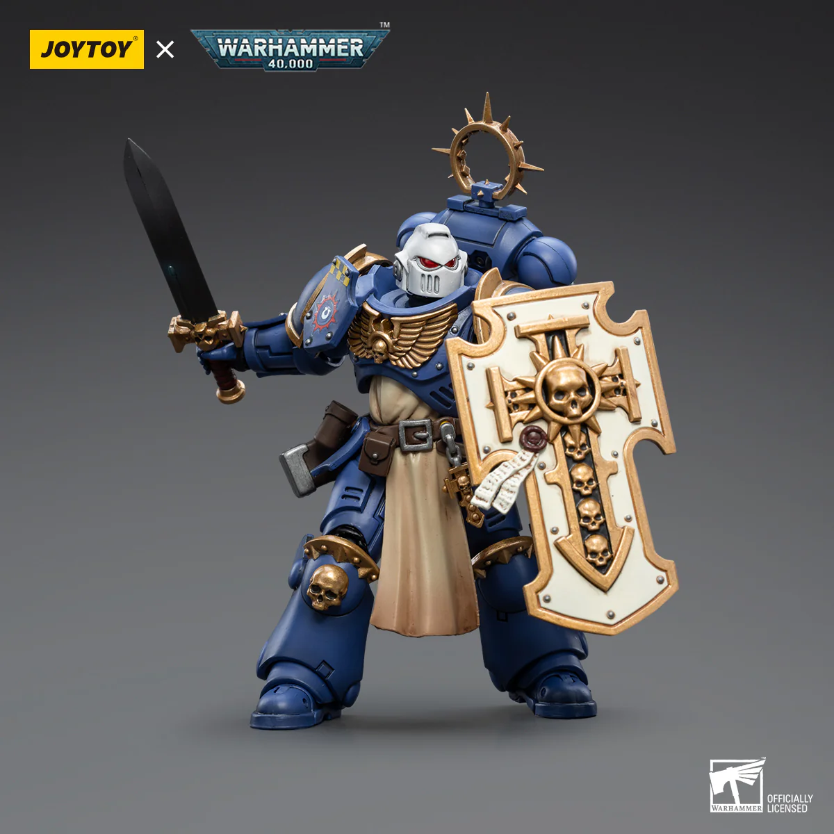 JOYTOY Warhammer 40k 1: 18 Space Marines Ultramarines Bladeguard Veterans - JOYTOY WORLD