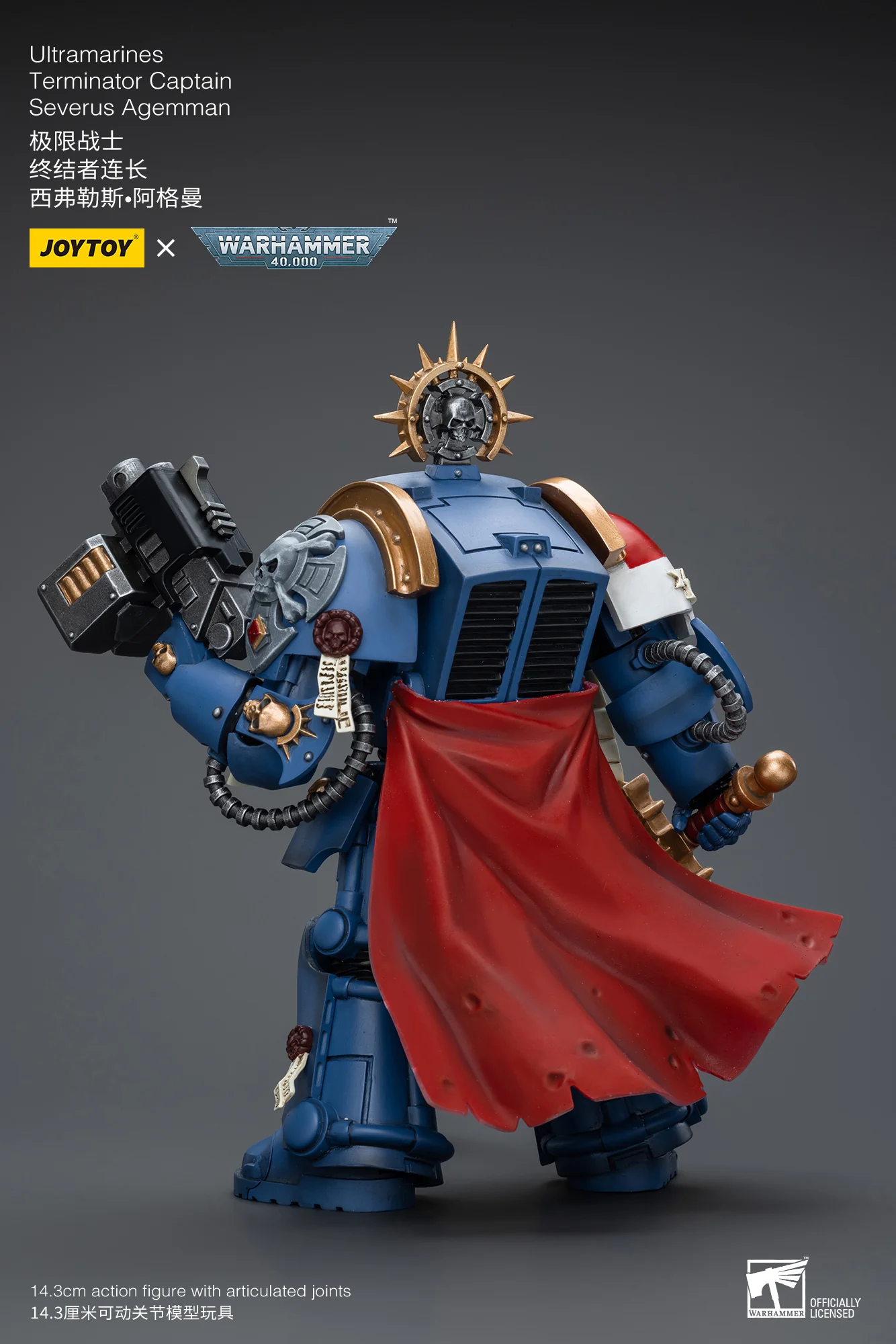 JOYTOY JT9916 Warhammer 40k 1: 18 Ultramarines Terminator Captain Severus Agemman - JOYTOY WORLD