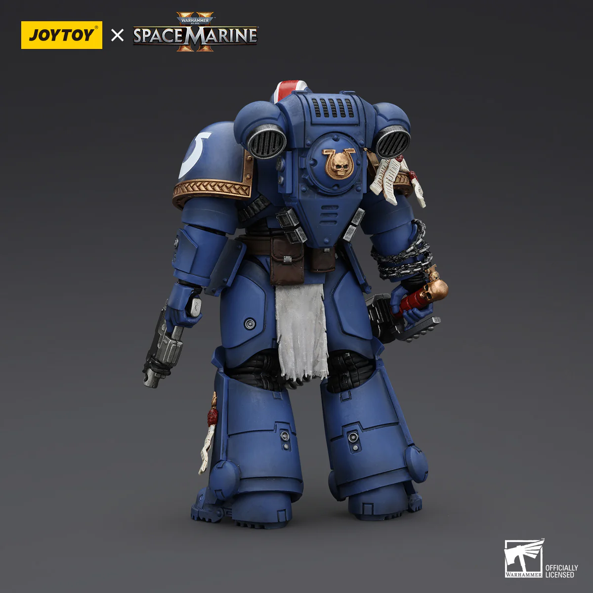 JOYTOY Warhammer 40k Space Marine 2 1: 18 Ultramarines Lieutenant Titus  Sergeant Gadriel and Brother Chairon - JOYTOY WORLD