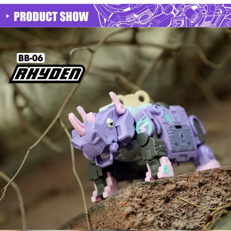 52TOYS BeastBox BB-06 Thunder Rhinoceros - JOYTOY WORLD