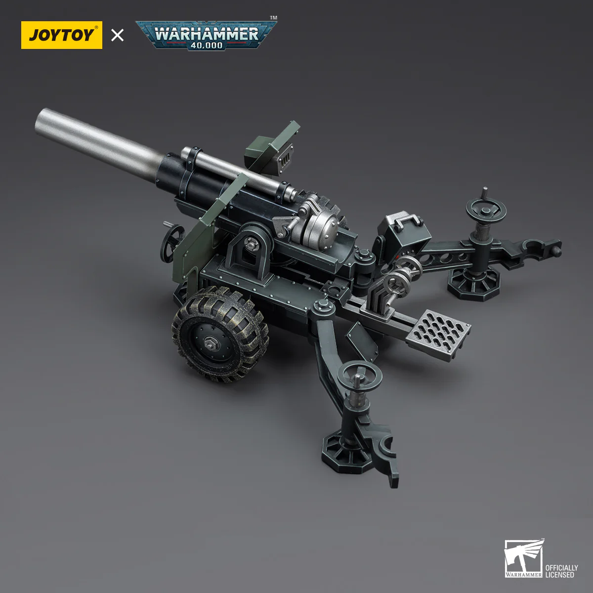 JOYTOY JT8858 Warhammer 40k 1: 18 Cadia Stands Astra Militarum Ordnance Team with Bombast Field Gun - JOYTOY WORLD