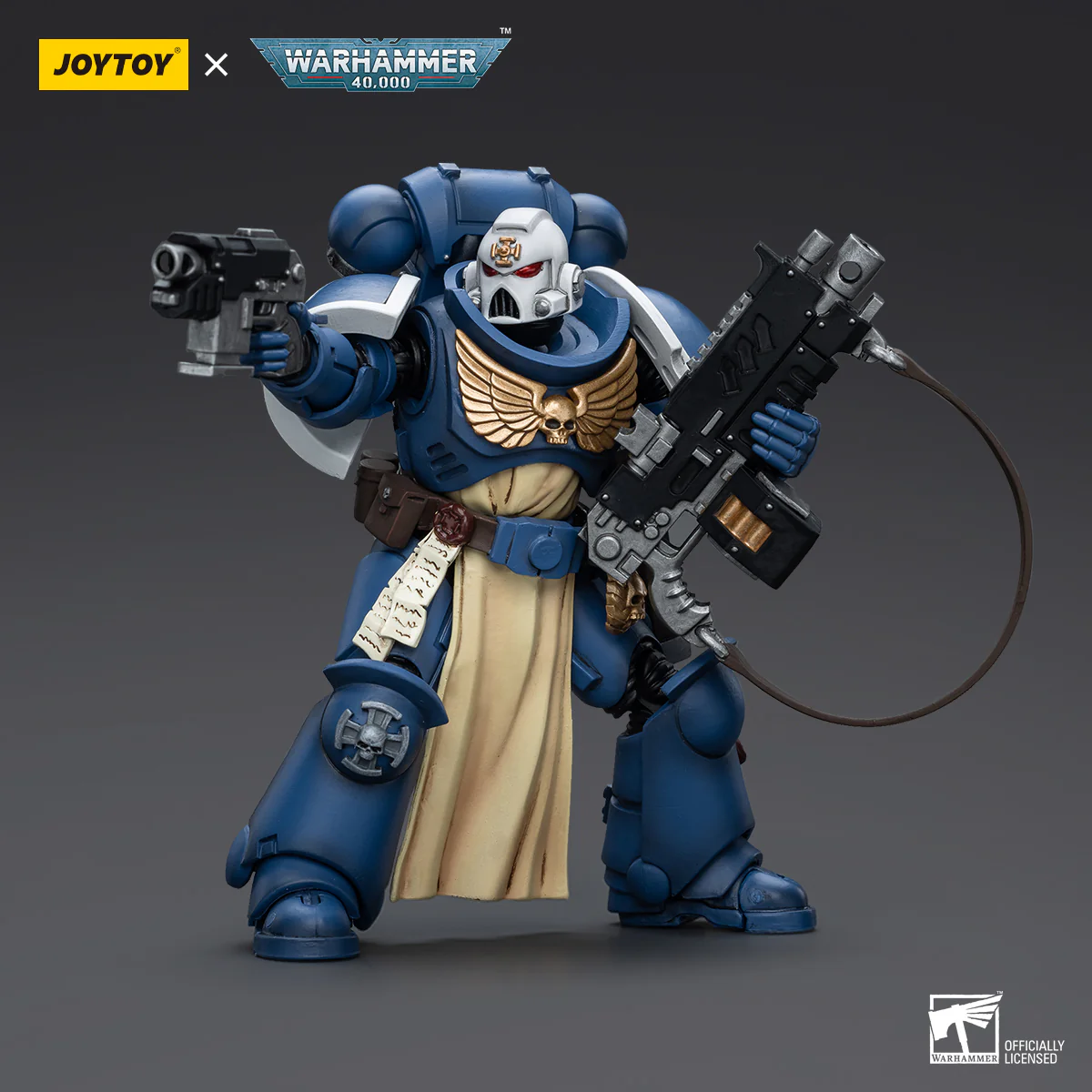 JOYTOY Warhammer 40k 1: 18 Ultramarines Sternguard Veteran Sergeant - JOYTOY WORLD