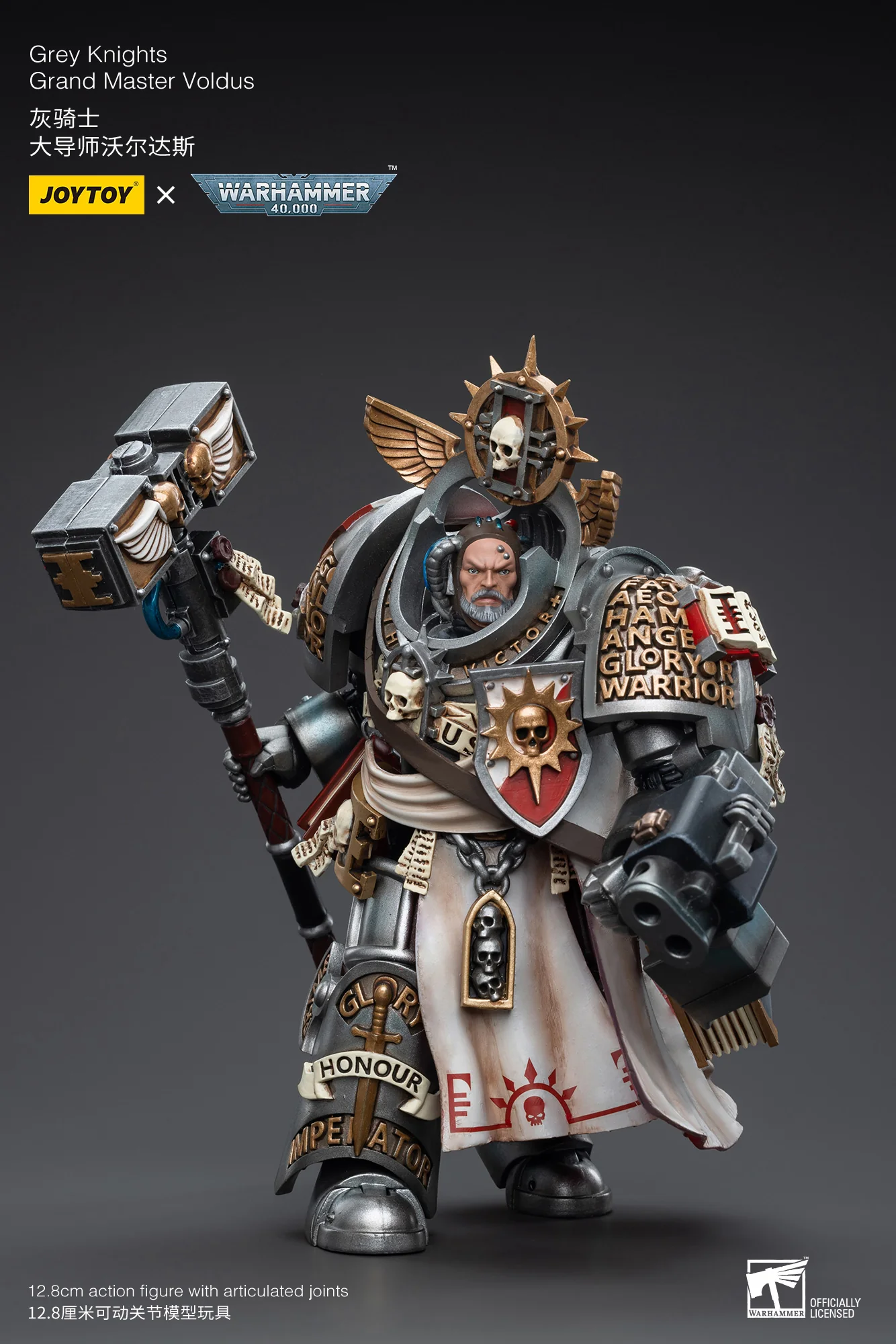 JOYTOY JT6335 Warhammer 40k 1: 18 Grey Knights Grand Master Voldus - JOYTOY WORLD