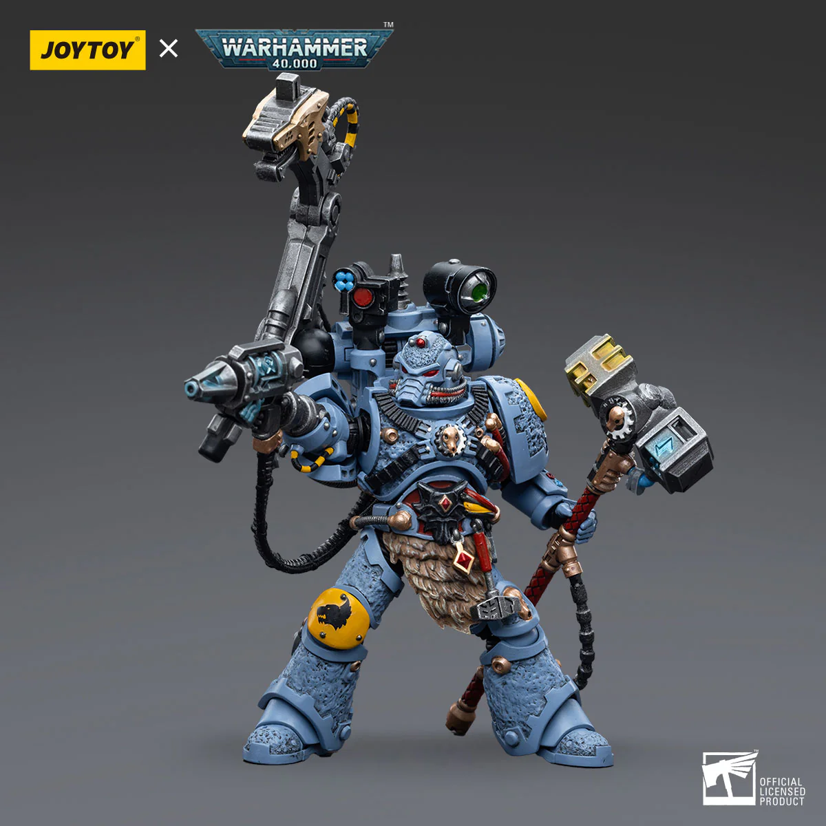 JOYTOY JT5208 Warhammer 40k 1: 18 Space Wolves Iron Priest Jorin Fellhammer - JOYTOY WORLD