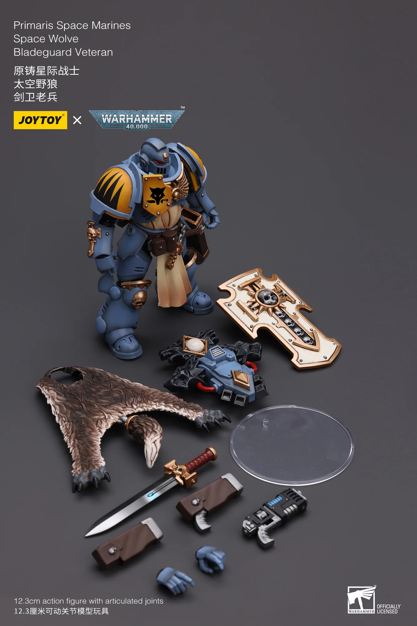 JOYTOY Warhammer 40k 1: 18 Pmaris Space Marines Bladeguard Veteran - JOYTOY WORLD