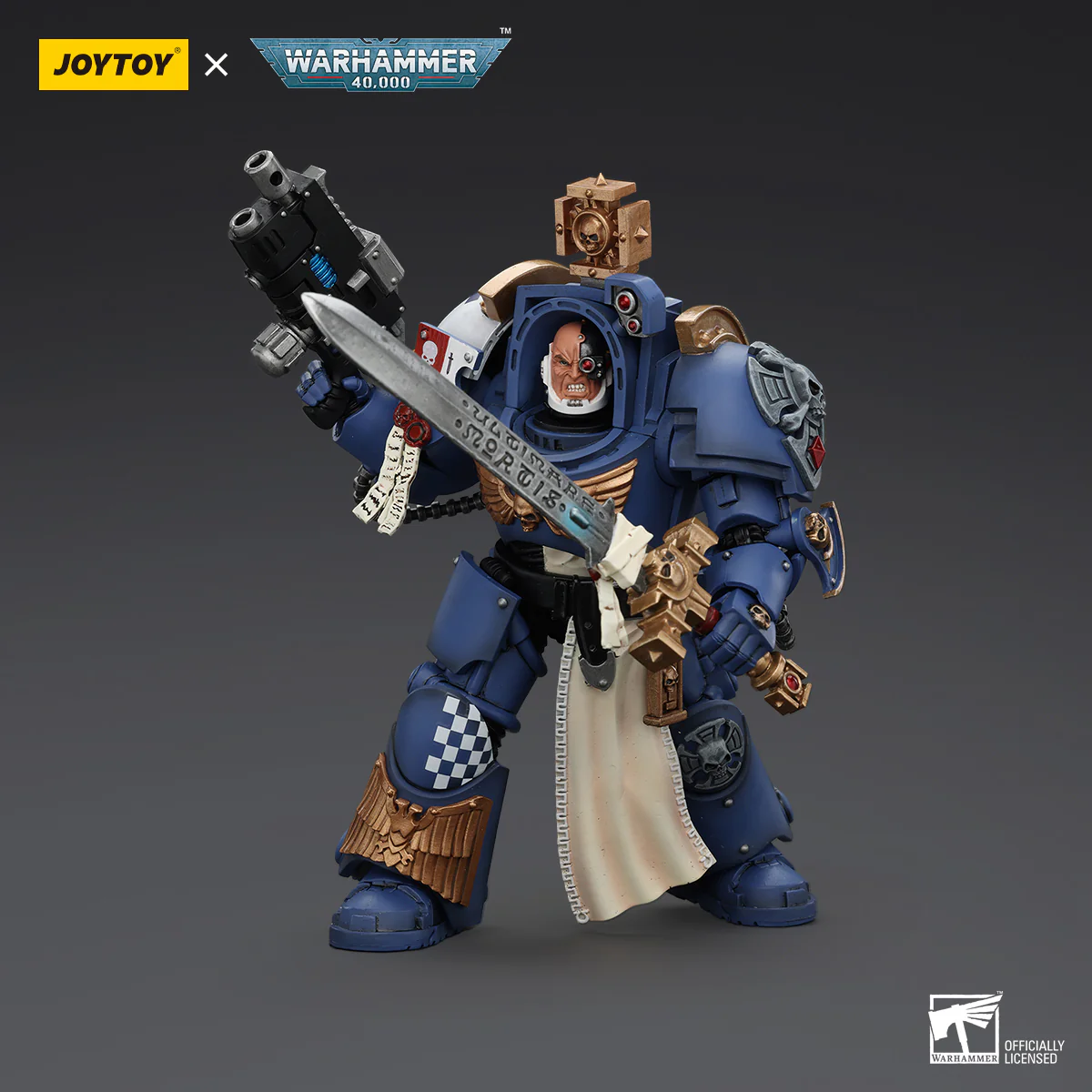JOYTOY JT4980 Warhammer 40k 1: 18 Ultramarines Captain In Terminator Armour - JOYTOY WORLD