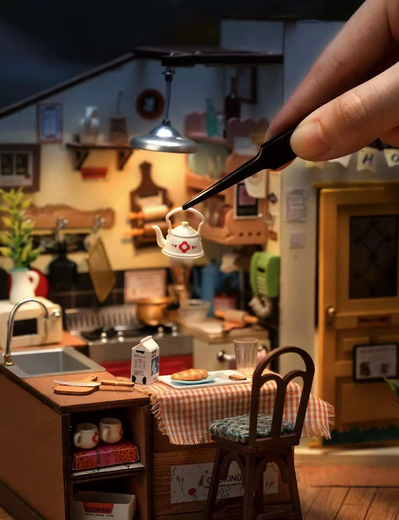 Robotime DG159 Homey Kitchen - JOYTOY WORLD