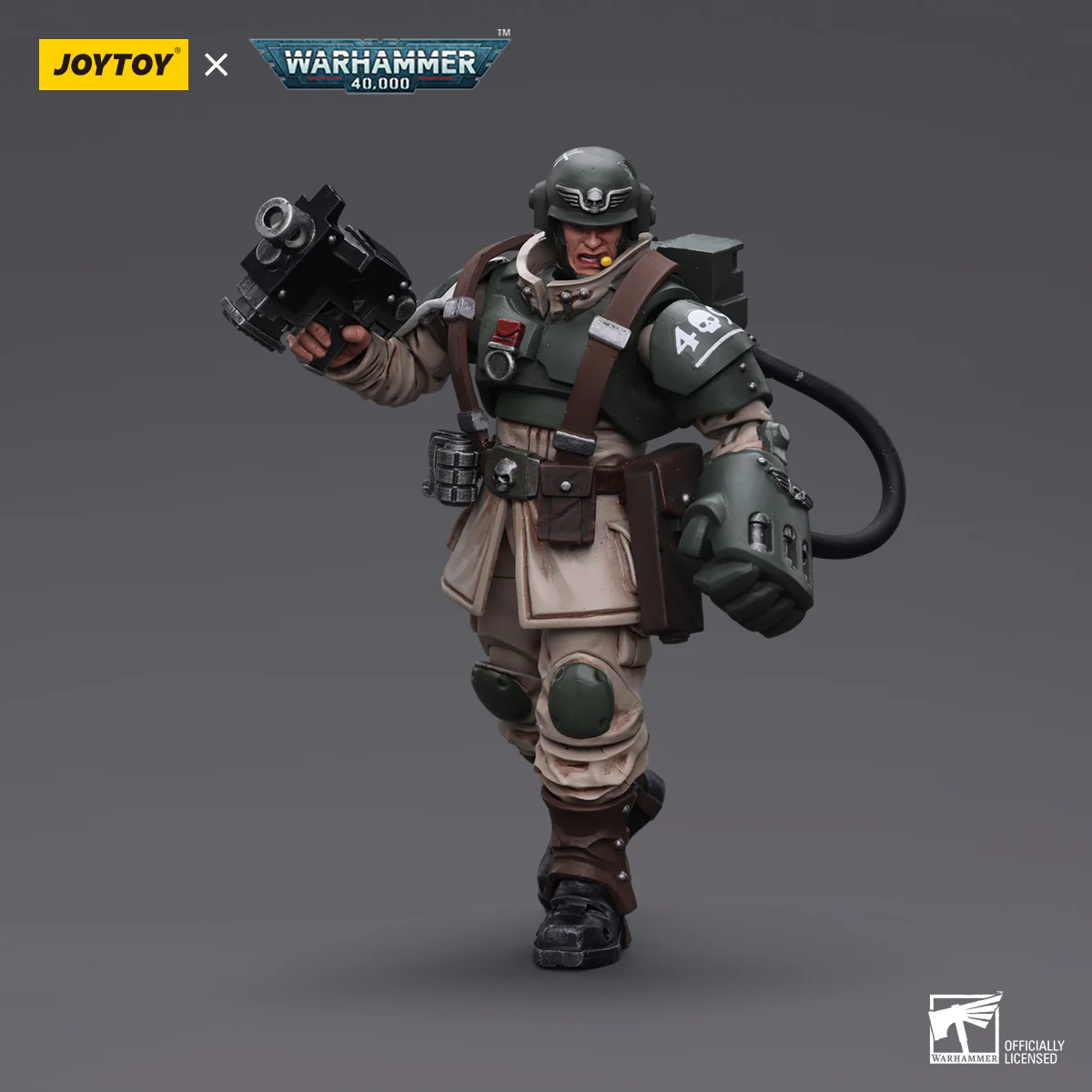 JOYTOY Warhammer 40k 1: 18 Astra Militarum Cadian Command Squad - JOYTOY WORLD