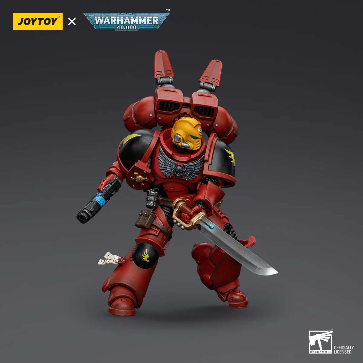 JOYTOY Warhammer 40k 1: 18 Blood Angels Jump Pack Intercessors - JOYTOY WORLD