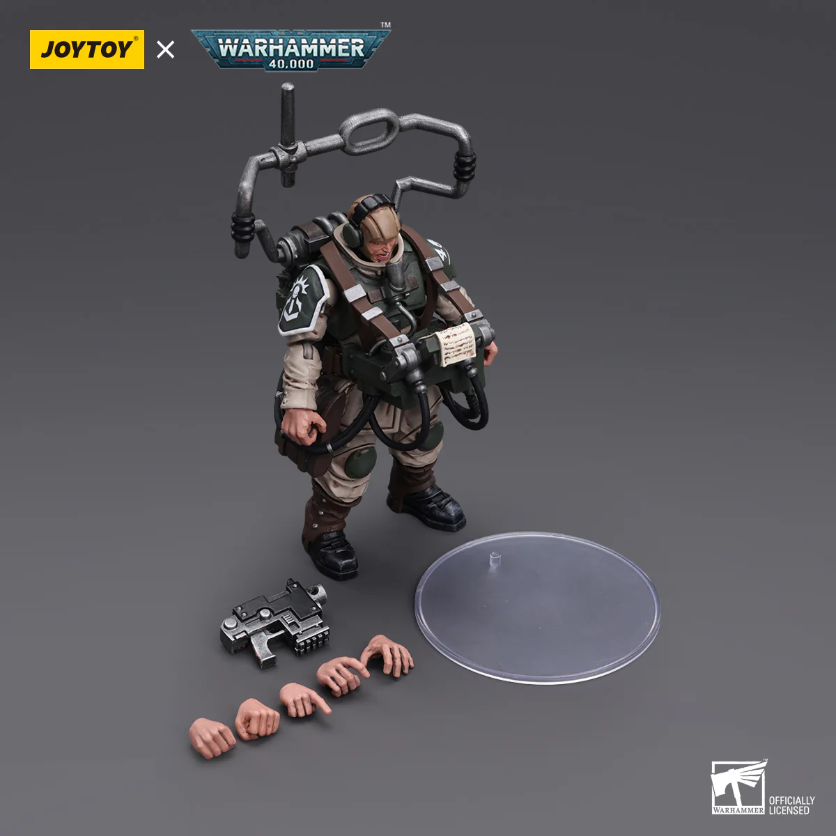 JOYTOY Warhammer 40k 1: 18 Astra Militarum Cadian Command Squad - JOYTOY WORLD