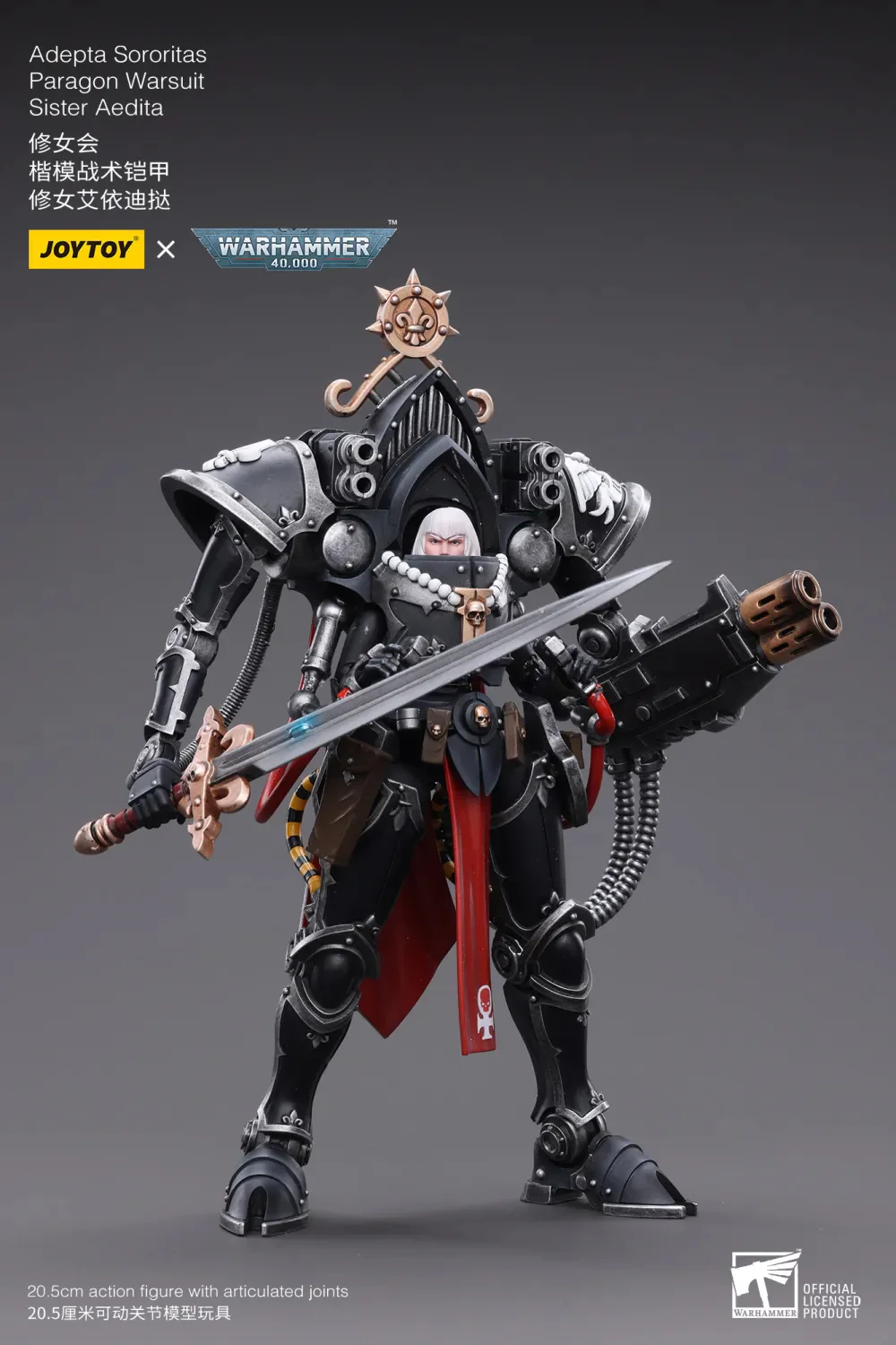 JOYTOY JT4379 Warhammer 40k 1: 18 Adepta Sororitas Paragon Warsuit Sister Aedita - JOYTOY WORLD