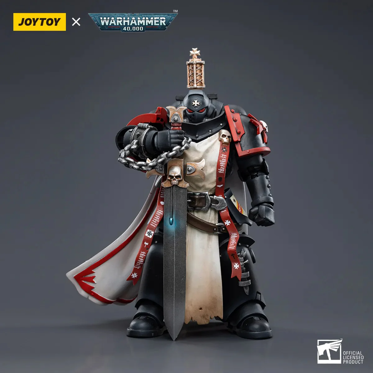 JOYTOY Warhammer 40k 1: 18 Black Templars Marshal Primaris Sword Brethren and Emperors Champion - JOYTOY WORLD