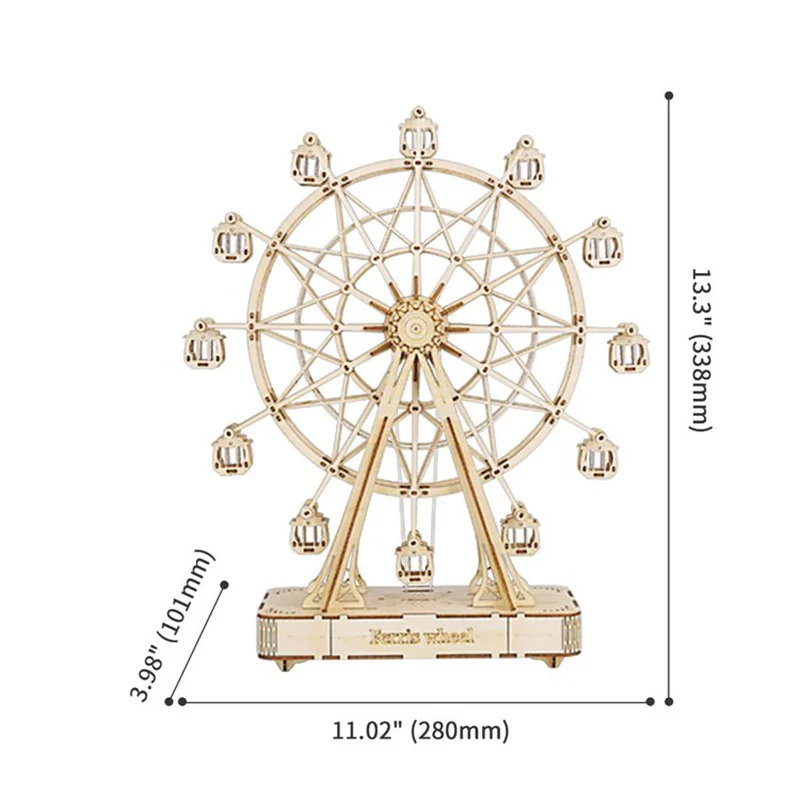 Robotime TGN01 Ferris Wheel - JOYTOY WORLD